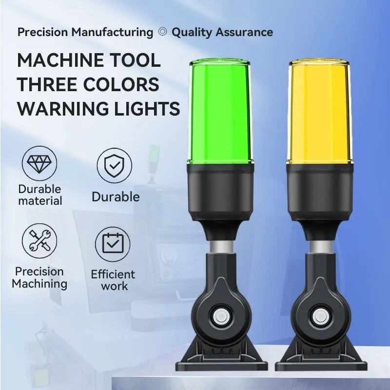 CNC LED Tri-color alarm machine tool signal warning light CNC Tri-colo ...