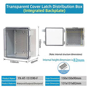 150×150×90mm Transparent