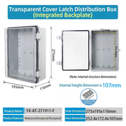 275×195×110mm Transparent S