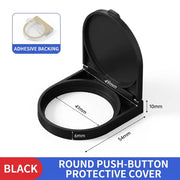Round Black