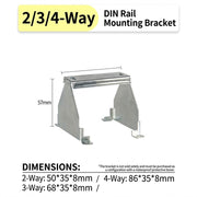2/3/4 Positions DIN Rail Mounting Bracket