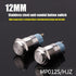 12mm 1NO Metal Push Button Switch